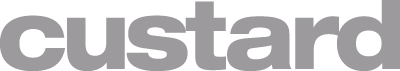 Custard Design Logo in grey