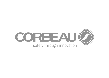 Corbeau Seats logo on Custard Design and Print Website