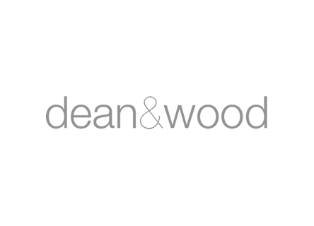 Dean & Wood logo on Custard Design and Print Website
