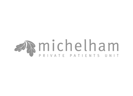 Michelham logo on Custard Design and Print Website