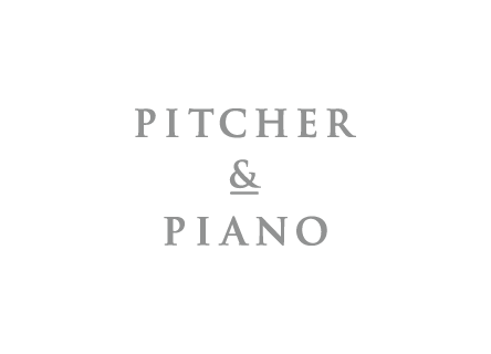 Pitcher & Piano logo on Custard Design and Print Website